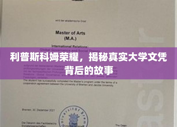 利普斯科姆荣耀，揭秘真实大学文凭背后的故事
