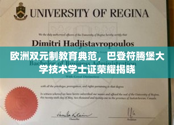 巴登符腾堡大学技术学士证，欧洲双元制教育精英荣耀绽放