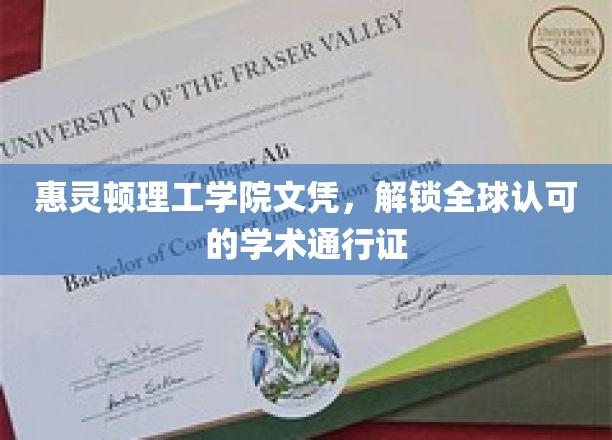 惠灵顿理工学院文凭，解锁全球认可的学术通行证