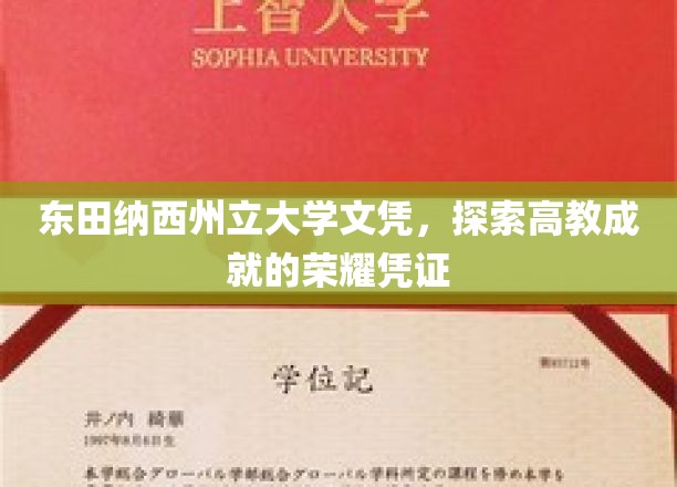 学位荣耀之路，东田纳西州立大学文凭背后的教育巅峰