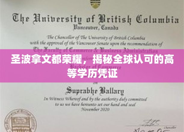 圣波拿文都荣耀，揭秘全球认可的高等学历凭证