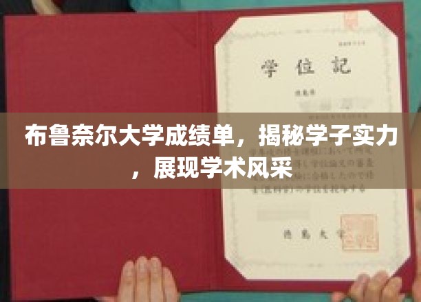 布鲁奈尔学子风采录，揭秘成绩单背后的学术实力