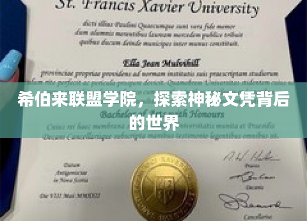揭开希伯来联盟学院神秘文凭的面纱，探寻未知学术之旅