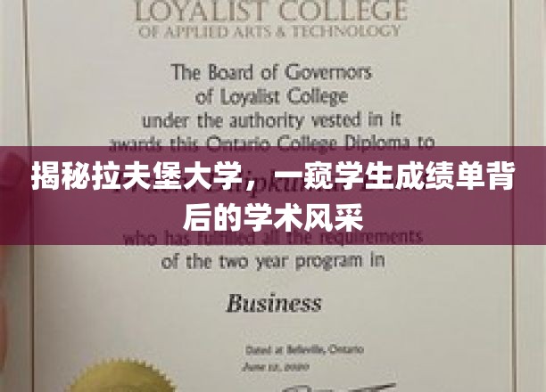 探寻拉夫堡大学，成绩单背后的学术魅力全解析