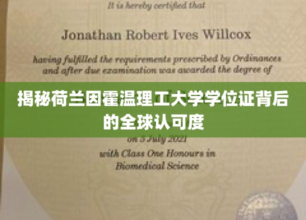 全球通行无阻，荷兰因霍温理工大学学位证的非凡影响力