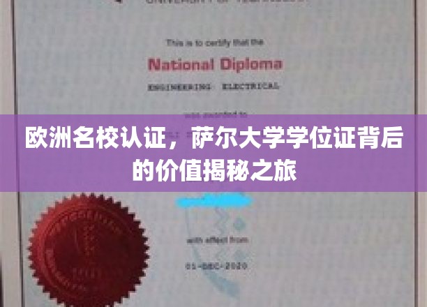 揭开萨尔大学学位证在欧洲名校认证下的非凡价值之旅