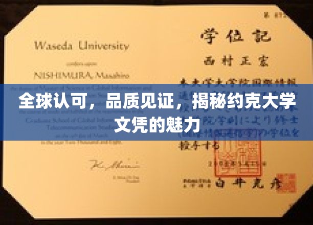 全球认可，品质见证，揭秘约克大学文凭的魅力