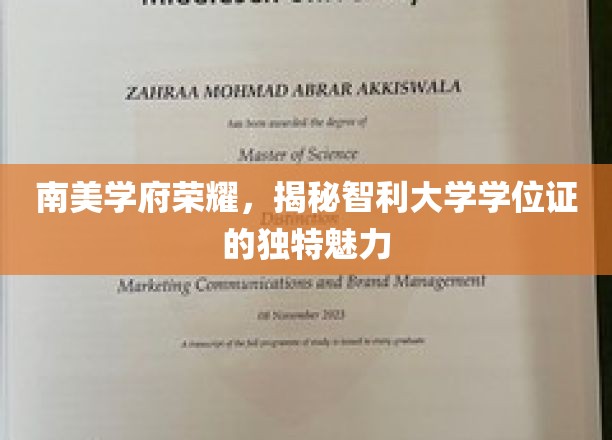 南美学府荣耀，揭秘智利大学学位证的独特魅力