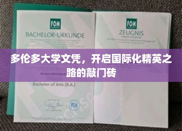多伦多大学文凭，开启国际化精英之路的敲门砖