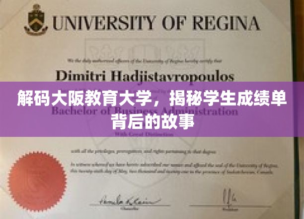 解码大阪教育大学，揭秘学生成绩单背后的故事
