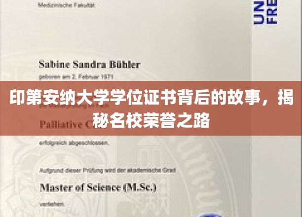 探索印第安纳大学荣耀背后，学位证书背后的传奇历程