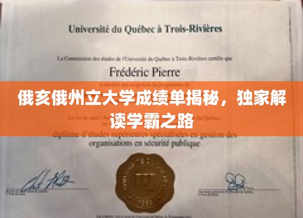 俄亥俄州立大学成绩单揭秘，独家解读学霸之路
