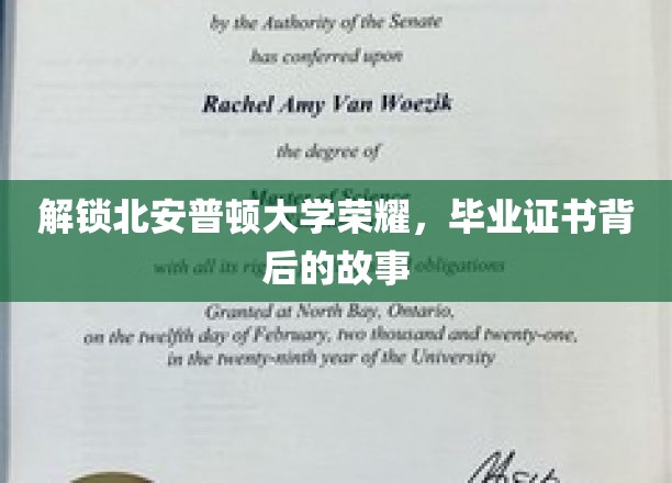 探寻北安普顿大学荣耀，毕业证书背后的传奇历程