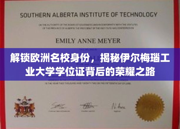 欧洲名校通行证，探寻伊尔梅瑙工业大学学位证的荣耀轨迹