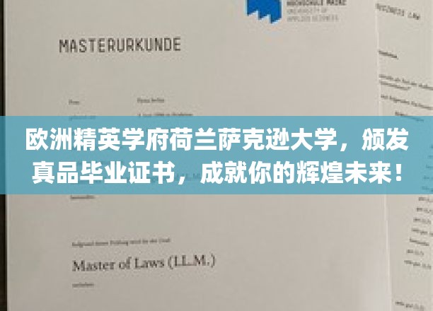 荷兰萨克逊大学，精英摇篮，颁发真品毕业证书，助你铸就璀璨人生！