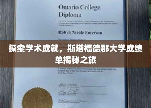 解锁学术宝藏，斯塔福德郡大学成就背后的神秘之旅
