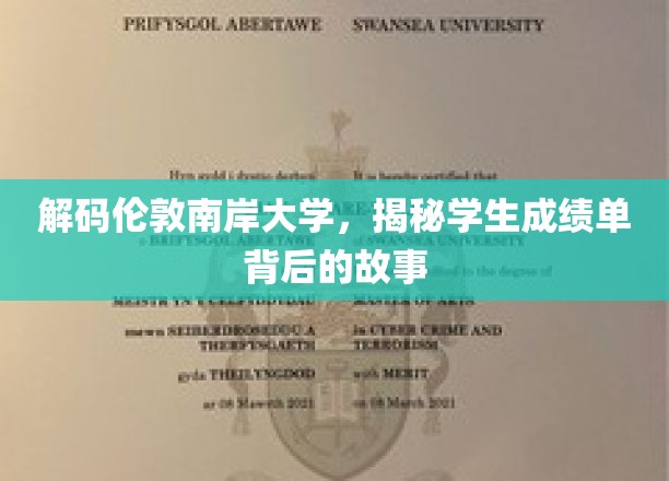 解码伦敦南岸大学，揭秘学生成绩单背后的故事