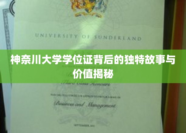 神奈川大学学位证背后的独特故事与价值揭秘