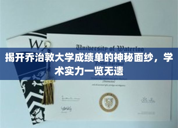 揭开乔治敦大学成绩单的神秘面纱，一窥其学术实力之强大