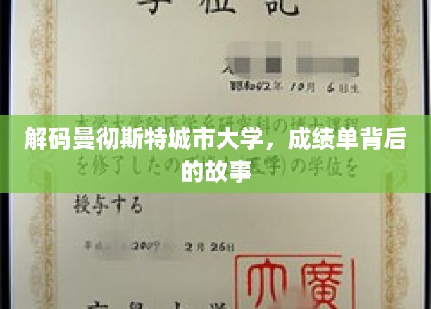 解码曼彻斯特城市大学，成绩单背后的故事