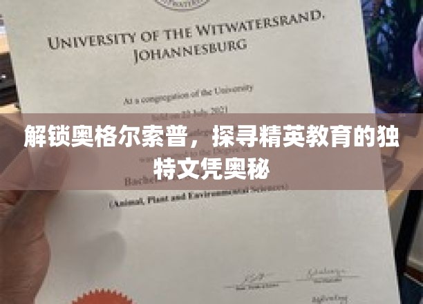 解锁奥格尔索普，探索精英教育的独特文凭奥秘