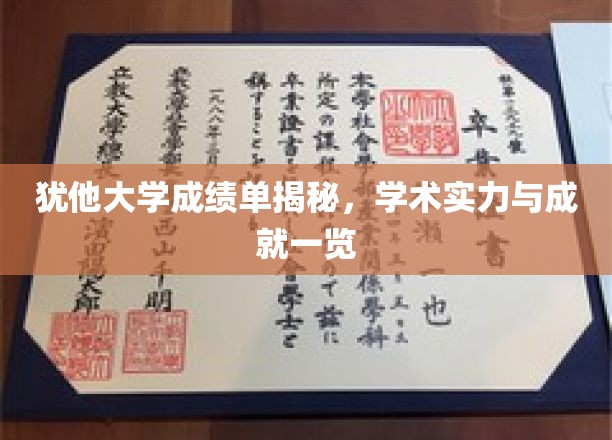 犹他大学成绩单揭秘，学术实力与成就一览