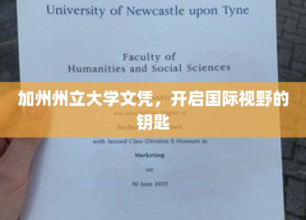 加州州立大学文凭，解锁全球视野新篇章