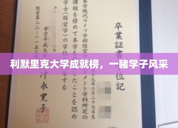 利默里克大学成就榜，一睹学子风采