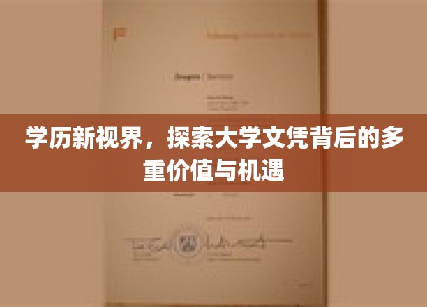 解码学历新篇章，探寻高学历背后的无限可能