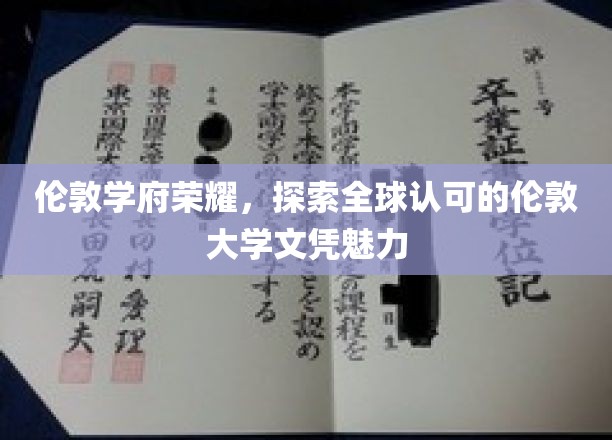 解码伦敦大学，国际认可的荣耀文凭之谜