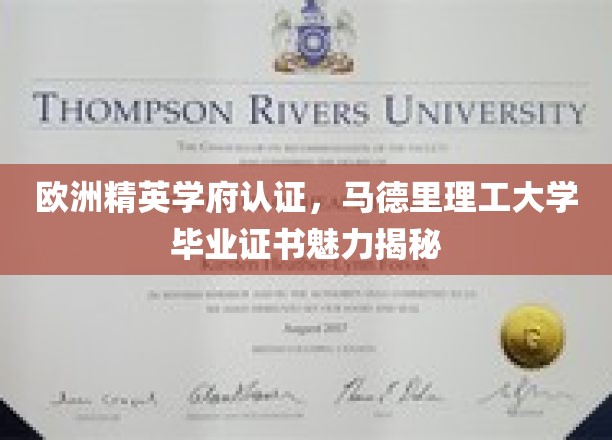 马德里理工大学精英认证，揭秘毕业证书的非凡魅力