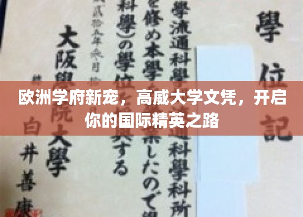 欧洲学府新宠，高威大学文凭，开启你的国际精英之路