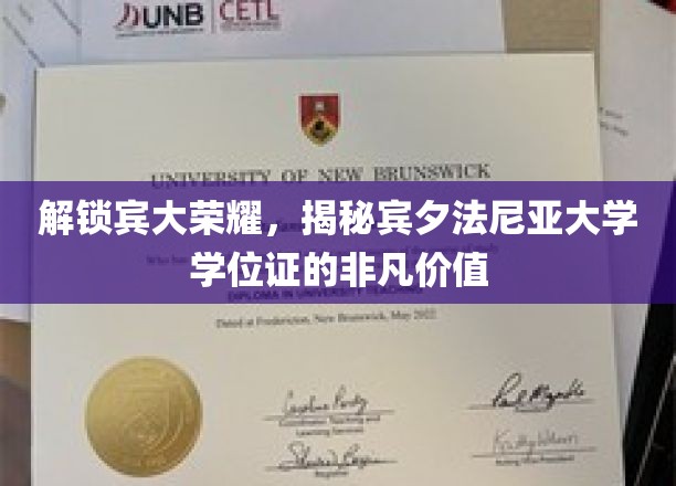 宾大学位证，揭开名校光环背后的非凡价值