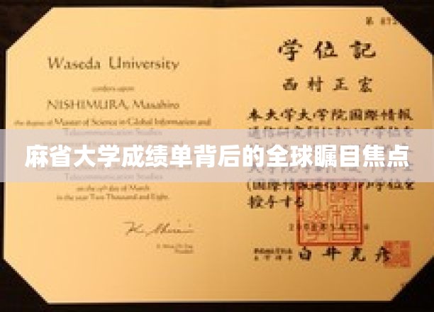 麻省大学成绩单引发全球热议，揭秘学术界的神秘力量
