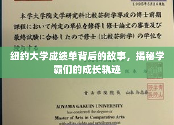 纽约大学成绩单背后的故事,揭秘学霸们的成长轨迹