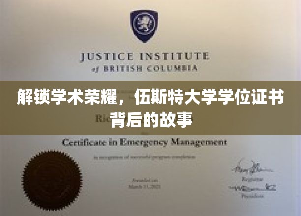 探秘伍斯特大学，学位证书背后的荣耀之谜