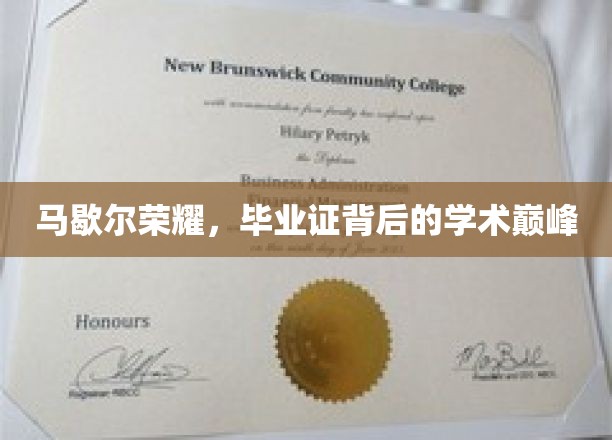 马歇尔荣耀，毕业证见证的学术巅峰之旅