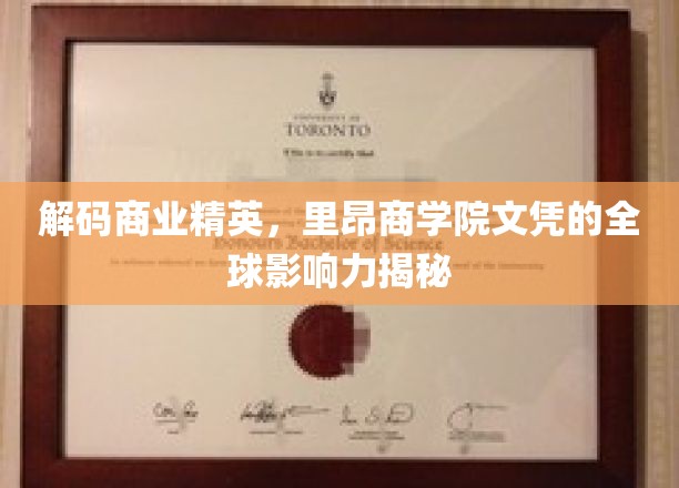 解码商业精英，里昂商学院文凭的全球影响力揭秘
