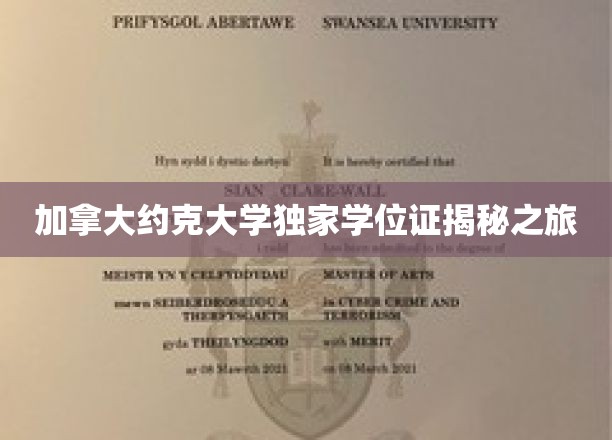 探寻加拿大约克大学学位证背后的独特魅力