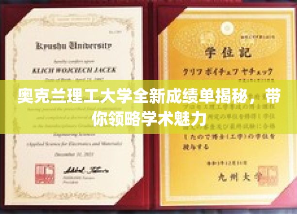 奥克兰理工大学成绩单大揭秘，一窥学术风采新篇章