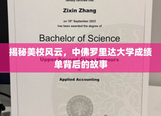 探寻神秘美校，中佛罗里达大学成绩单背后的真实画卷