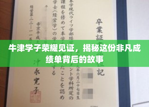 牛津之光，揭秘牛津才子非凡成绩背后的传奇历程