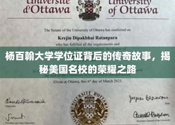杨百翰大学学位证，探寻美国顶尖学府的辉煌历程与传奇故事
