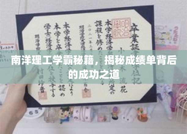 解码南洋理工学霸之路，揭秘成绩单背后的卓越秘法