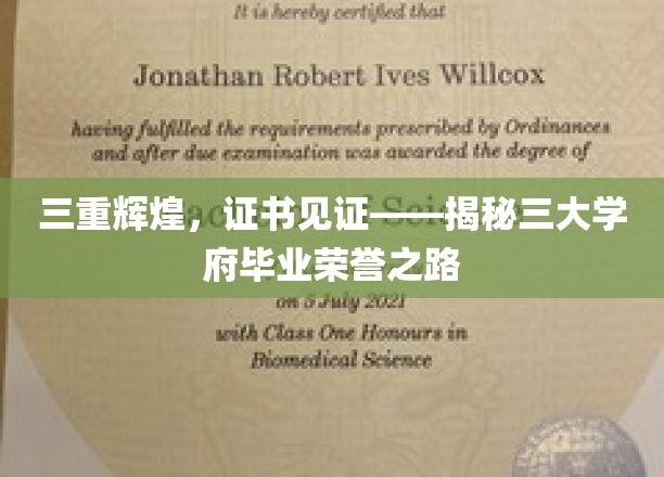 三重荣耀证书映照，揭秘三大名校学子荣耀轨迹