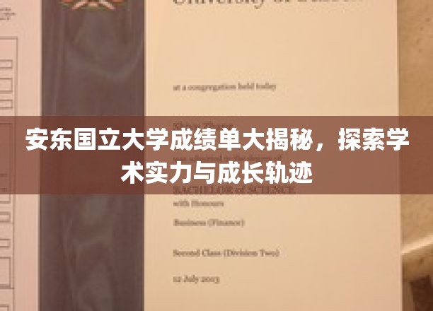 安东国立大学成绩单背后的学术奥秘，揭秘成长轨迹与实力展现