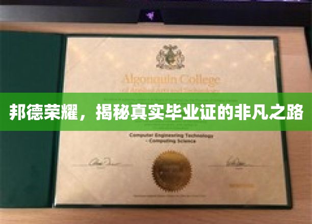 邦德荣耀，毕业证背后的非凡传奇之路