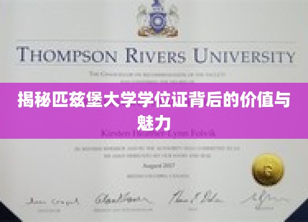 探寻匹兹堡大学学位证书的价值与独特魅力