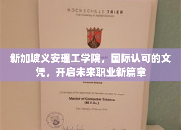 新加坡义安理工学院文凭，解锁全球职场新机遇