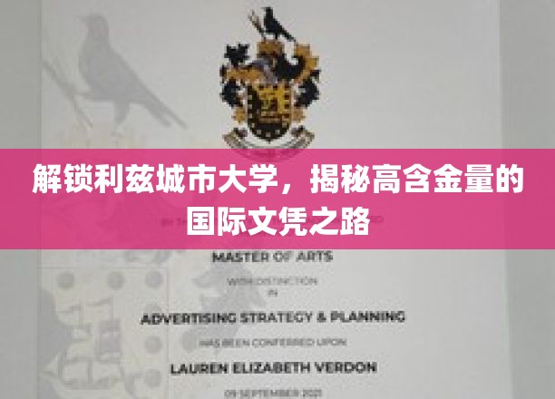 探索利兹大学文凭魅力，解锁全球职场通行证